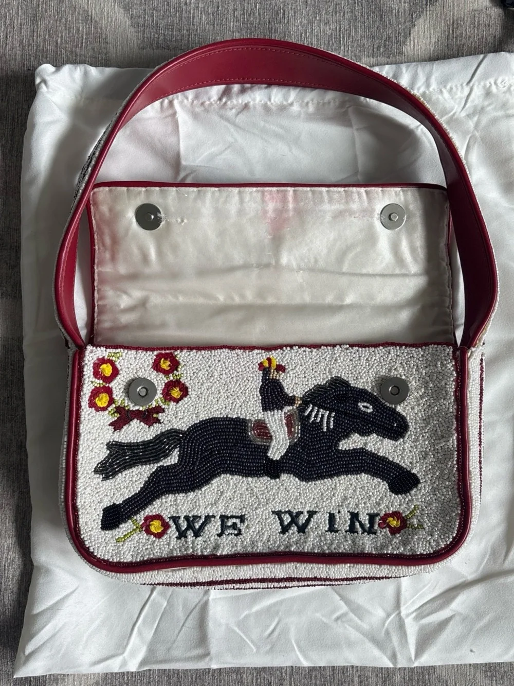 STAUD We Win Tommy Beaded Bag